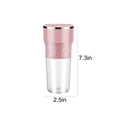 thumbnail image 2 of Blender Bottle Small Portable Usb Rechargeable 300Ml 18.5x6.3cm with 4 Blades Stainless Steel Blender for Sports Travel Outdoor, 2 of 6