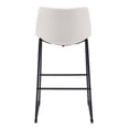 thumbnail image 5 of ZUO Smart Bar Chair (Set of 2) Distressed White, 5 of 11