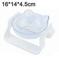 thumbnail image 2 of Cat Bowls Elevated Food and Water Bowl with Stand Anti Slip Cat Feeder Pet Feeder Bowls - Pearl White, 2 of 5