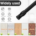 thumbnail image 4 of IC ICLOVER 6 Pack Spring Tension Curtain Rod, 15.7"-28" Adjustable Length Easy No Drill Install for Kitchen, Bathroom, Cupboard, Wardrobe, Window, Bookshelf DIY Projects, 4 of 6