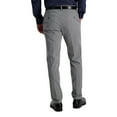 thumbnail image 2 of Men's Haggar® Iron Free Premium Khaki™ Slim-Straight Fit Flat Front Perfect Fit Waistband Casual Pant Color: Indigo Blue Size: 31X32, 2 of 4
