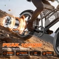 thumbnail image 4 of GWEIT Electric Bike for Adults, 1500W Peak Motor, 65 Miles & 30MPH, 20" Fat Tire Electric Mountain Bike with 48V 20AH Removable Battery, Dual Disc Brake E-Bike, UL2849 Certified, 4 of 7