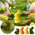 thumbnail image 6 of WUJGXI Bunny Figurine Easter Home Cute Desktop Tabletop Ornament For Living Room Decoration, 6 of 6