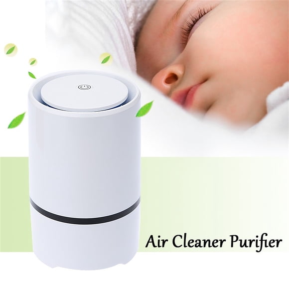 Purificador de aire portátil para el hogar con filtro mejorado y bajo nivel de ruido.