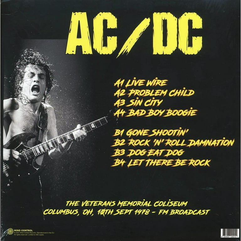 AC/DC - The Veterans Memorial Coliseum, Columbus, OH, 10th Sept