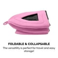 thumbnail image 5 of FurHaven Pet Products Fleece Tent Hooded Pet Bed for Cats & Small Dogs - Cotton Candy Pink, 5 of 9