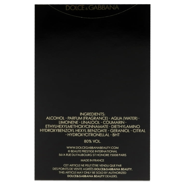 Dolce and Gabbana The One 1.6 oz EDP Intense Spray Walmart