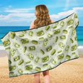 thumbnail image 6 of XYZCANDO Car Seat Cover Protector Cucumber Pattern Car Cushion Seat Covers for Outdoor Workout Gym, Sweatproof Washable Car Seat Towel Cover for Trucks SUV, 6 of 11
