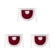 thumbnail image 5 of Delantal Moyic de Poliéster Color Sólido Vino Rojo con Bolsillo, 5 of 6