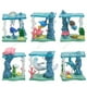 thumbnail image 2 of Juego de 6 figuras de acción de Pokémon, Charizard, plantas suculentas, tazas de té, jardín, botella de perfume de Eevee, modelo de muñecas, juguetes, 2 of 5