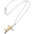 thumbnail image 1 of OULII Nurse Pendant with Crucifix Medical Symbol Adjustable Chain for Doctor Graduation, 1 of 8
