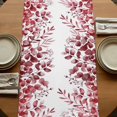 thumbnail image 5 of Table Runners 90 Inches Long Dress Scarves, Red Eucalyptus Leaves Farmhouse Coffee/Dining/Kitchen Table Runner for Living Room, Spring Summer Botanical 13x90 Inch, 5 of 9