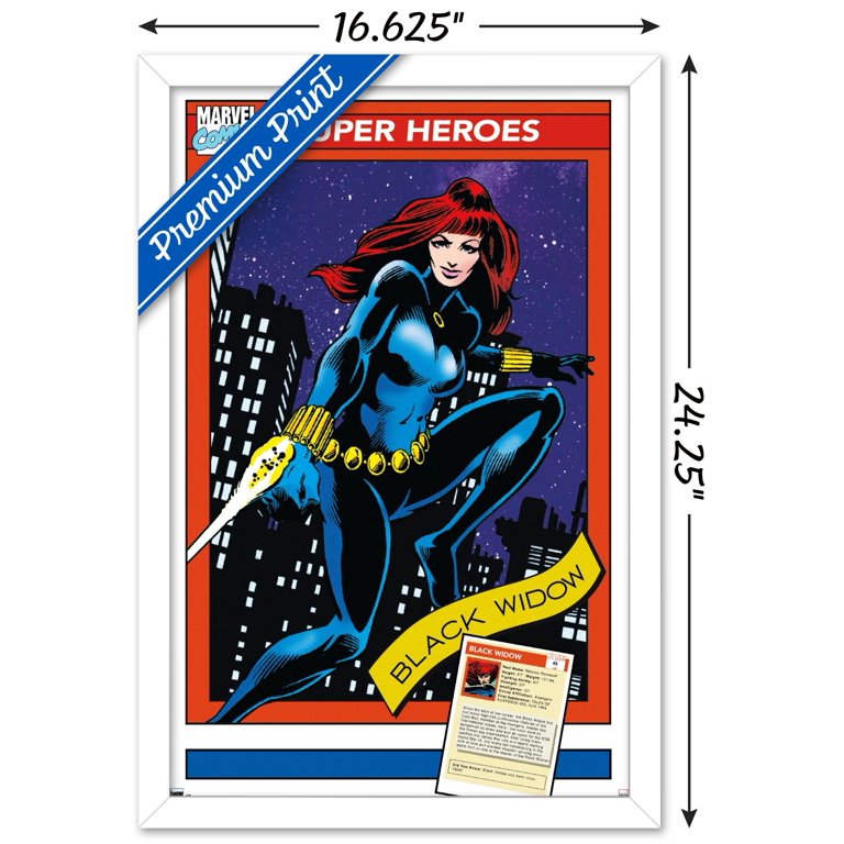 Marvel Trading Cards - Black Widow Wall Poster, 14.725