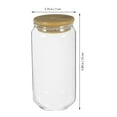 thumbnail image 5 of Glass Cups Iced Coffe Coffee Glasses Mugs Tumbler with Straw Beverage Reusable Juice, 5 of 6