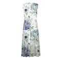 thumbnail image 4 of Erwazi Womens Sleeveless Maxi Dress Casual Summer Beach Floral Long Sundress, 4 of 5