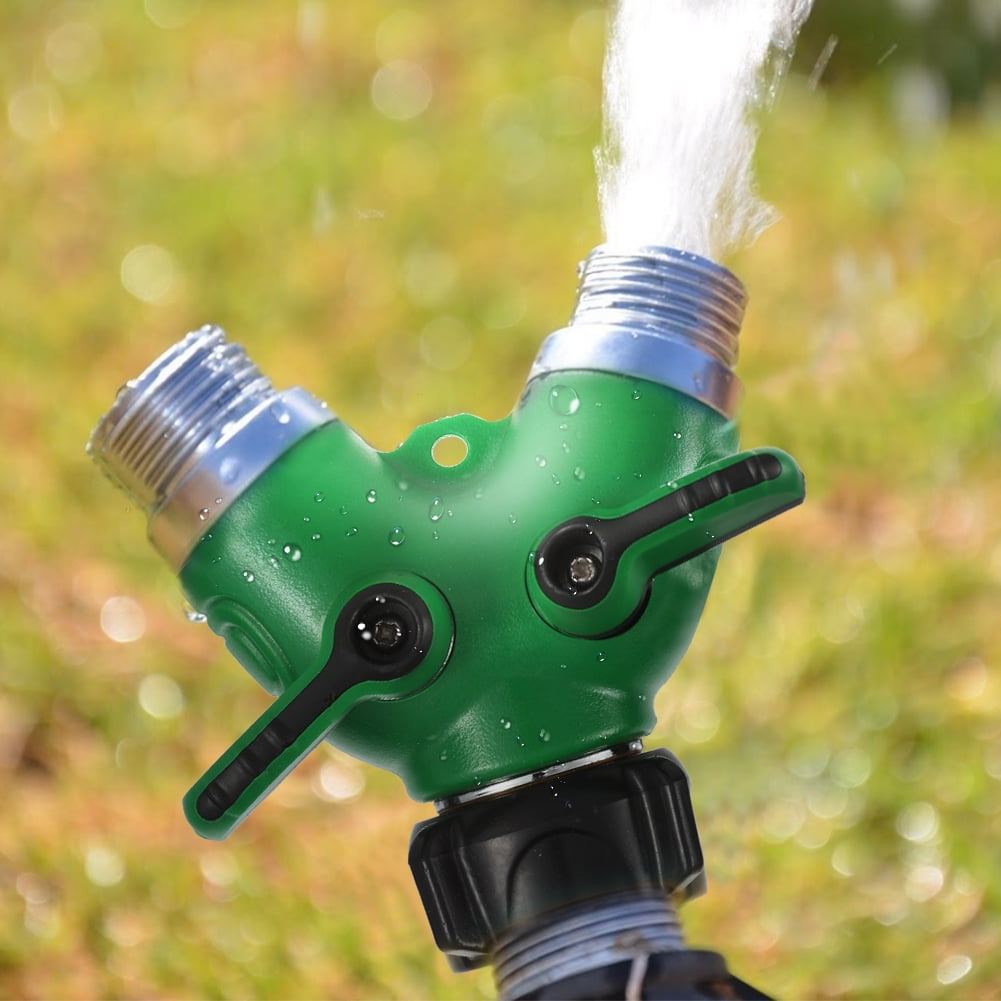 Garden Hose Splitter,2 Way YShape Connector Garden Splitter With TPR