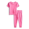 thumbnail image 6 of Wonder Nation Toddler Boys or Girls Cotton Snug Fit Short Sleeve Pajama Top and Pants Set, 6-Piece, Sizes 12M-5T, 6 of 7