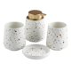 thumbnail image 2 of Juego de accesorios de baño de cerámica, botella dispensadora de loción, taza de enjuague bucal, taza de cepillo de , vaso, artículos de baño Corto Baoblaze Cosas de baño, 2 of 8