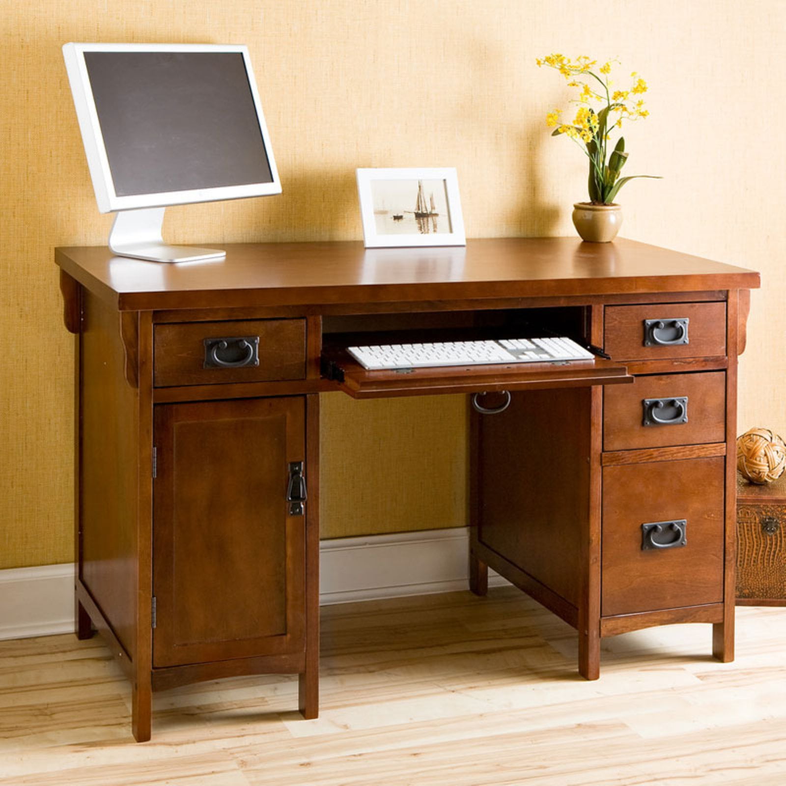 Westgate Computer Desk Espresso Finish