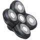 thumbnail image 1 of Puntas para afeitadora, 5 puntas, herramienta para Barba, pieza de repuesto, cabezal de afeitadora eléctrica para cabeza y cara, negro, tamaño libre, 1 of 5
