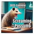 thumbnail image 1 of Calendario Pared 2025 Zarigüeyas Graciosas Divertidas Regalos Mordaza, 1 of 9