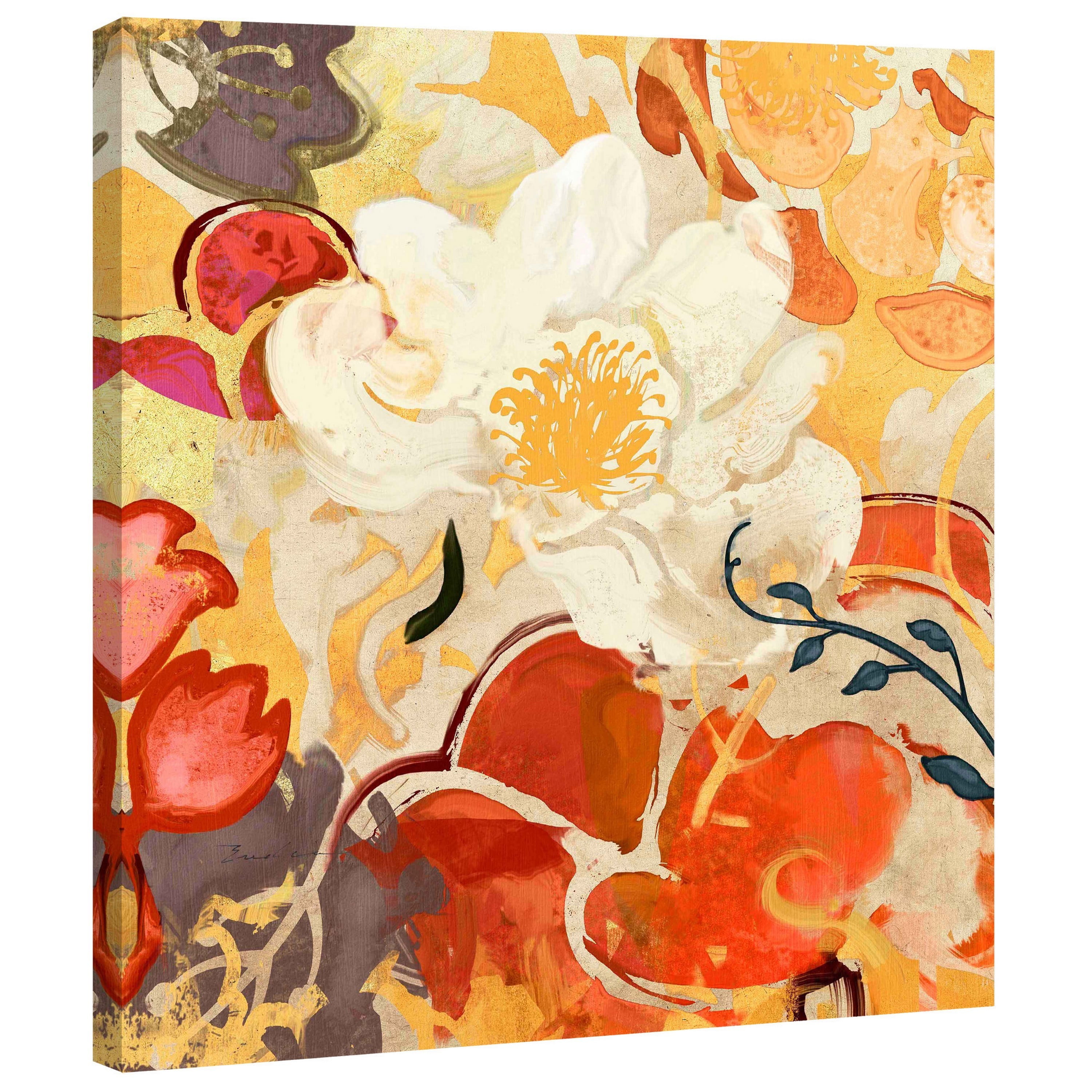 "We Hear the Larks" Painting Print on Wrapped Canvas