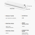 thumbnail image 3 of TOPRenddon Portable-Printer Wireless for Travel, Wireless Thermal A4 Paper Printers High-definition Office And Household Small Mini Portable Inkless Printing Machine, 3 of 8