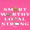 thumbnail image 3 of Disney Beauty & The Beast - Smart Worthy Loyal Strong - Juniors Fitted Graphic T-Shirt, 3 of 5