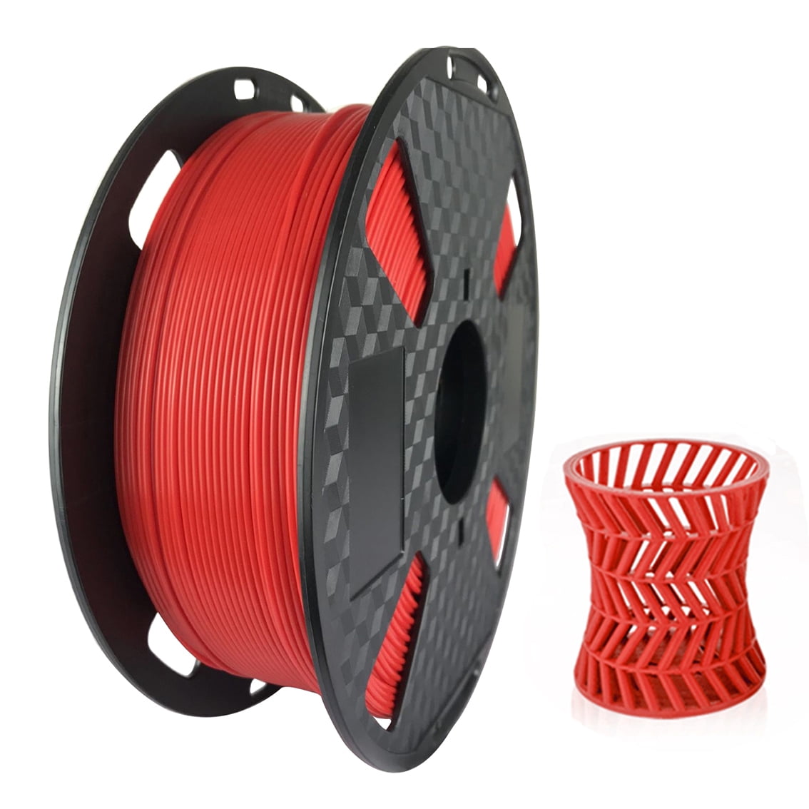 Marbling 3D Printer PLA 1000g Filament 1.75mm 1KG Red White