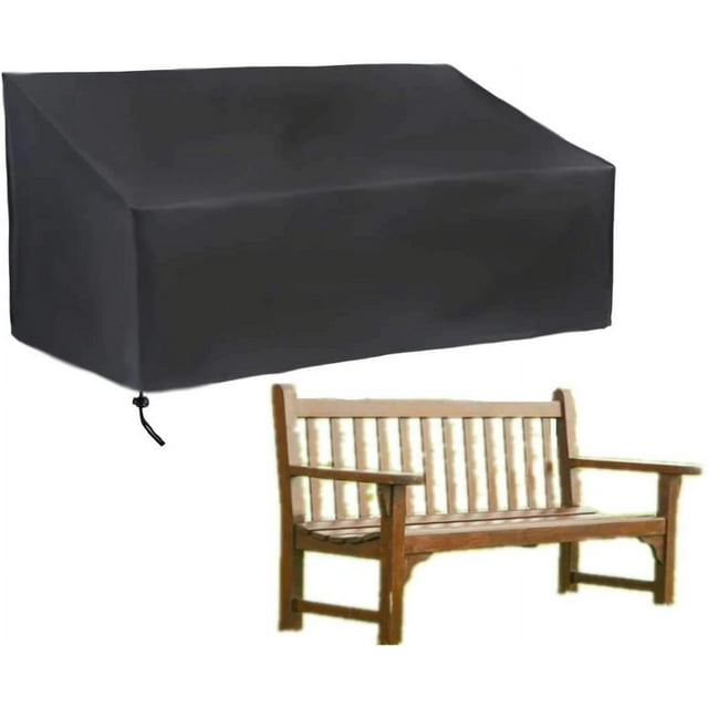 Patio Bench Cover Outdoor Garden Bench Loveseat Covers Waterproof Lawn Furniture Cover Bench Sofa Cover Protector