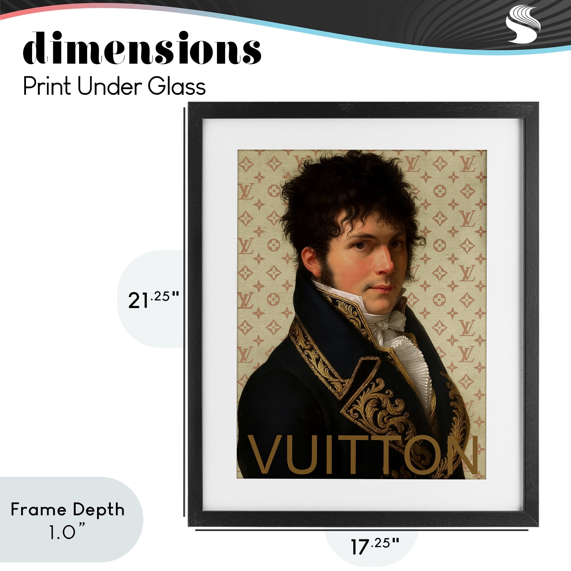 Stupell Industries Glam Gentleman In Spring Black Framed Print Under Glass, design by Grotto Studios