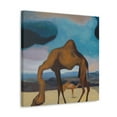 thumbnail image 2 of Camel in the Desert - Canvas, 2 of 10