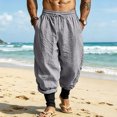thumbnail image 2 of Akiihool Loose Cargo Pants for Men Men's Tactical Pants Ripstop Cargo Pants Hiking Work Pants Dark Gray,XXXL, 2 of 8
