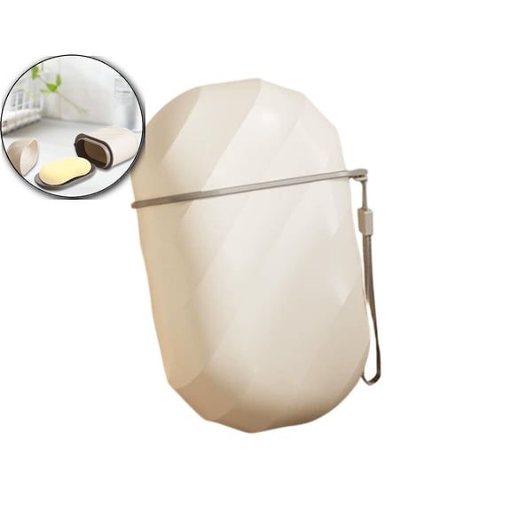 Leakproof & Waterproof Travel Soap Case with Lid - Portable Bar Soap Holder & Draining Container for Camping, Gym, Bathroom, Shower & Outdoor