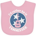 thumbnail image 3 of Inktastic I'd Rather Be in Tennessee Boys or Girls Baby Bib, 3 of 4
