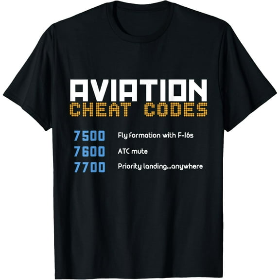 Aviation Cheat Codes Shirt, Aviation Tee, Pilot Tee T-Shirt
