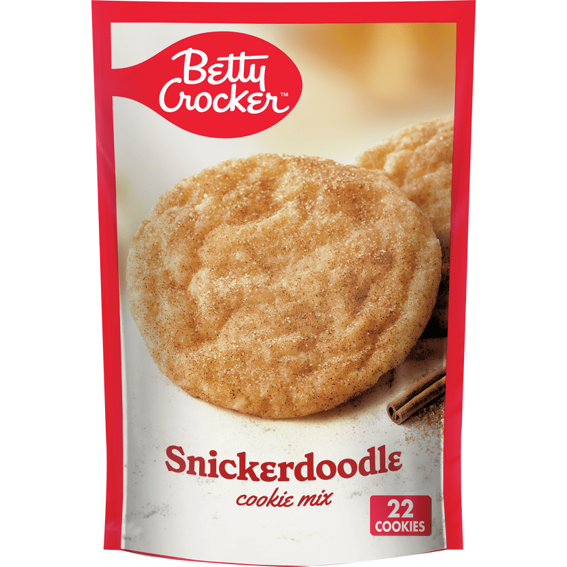 Betty Crocker Snickerdoodle Chip Cookie Mix 17 9 Oz Walmart