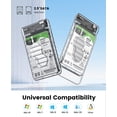 thumbnail image 3 of Carcasa de disco duro ORICO USB C a SATA III de 2,5 pulgadas, 6 Gbps, 3 of 8