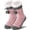 Pink Sock 1, variant on Crew Socks for Women Thick Sherpa Lined Warm Calf Socks Winter Plush Cute Fuzzy Socks Free Size