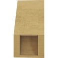 thumbnail image 4 of Ekena Millwork 5"W x 6"D x 10"H Carmel Rough Cedar Woodgrain TimberThane Knee Brace, Primed, 4 of 6