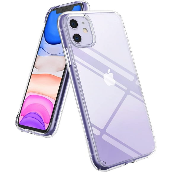 Ringke Fusion Compatible with iPhone 11 Case (2019) Slim Transparent Hard PC Back Shockproof Cover - Clear