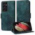 thumbnail image 3 of Funda GANGXUN para Samsung Galaxy S21 Ultra con diseño acolchado elegante, cuero PU, protección total y ajuste preciso, 3 of 5