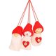thumbnail image 1 of Navidad Santa Claus Muñeca Boda árbol de Navidad Adorno Decoración Colgante Conjunto A, 1 of 6