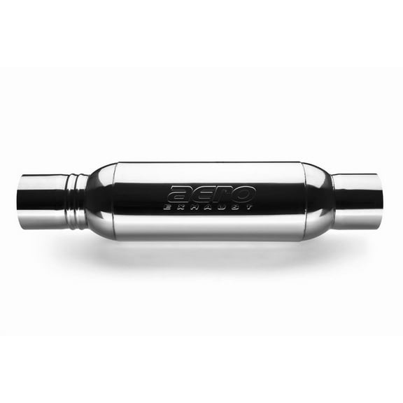 AERO Exhaust AERO Turbine XL Performance Muffler Polished 304 Grade Stainless St