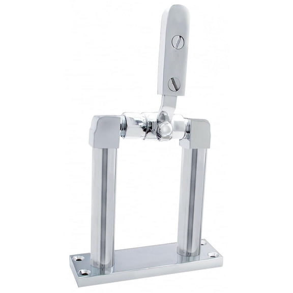 Chrome 4" Air Horn Valve Set - Low Rider Style