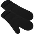 thumbnail image 3 of Qenwkxz Oven Mitts with Non-Slip Silicone Pattern Temperature Resistant Cooking Mitts Reusable Oven Gloves Mitts Comfortable to Wear Kitchen Anti-Scald Durable for Baking Cooking Kitchens, 3 of 11