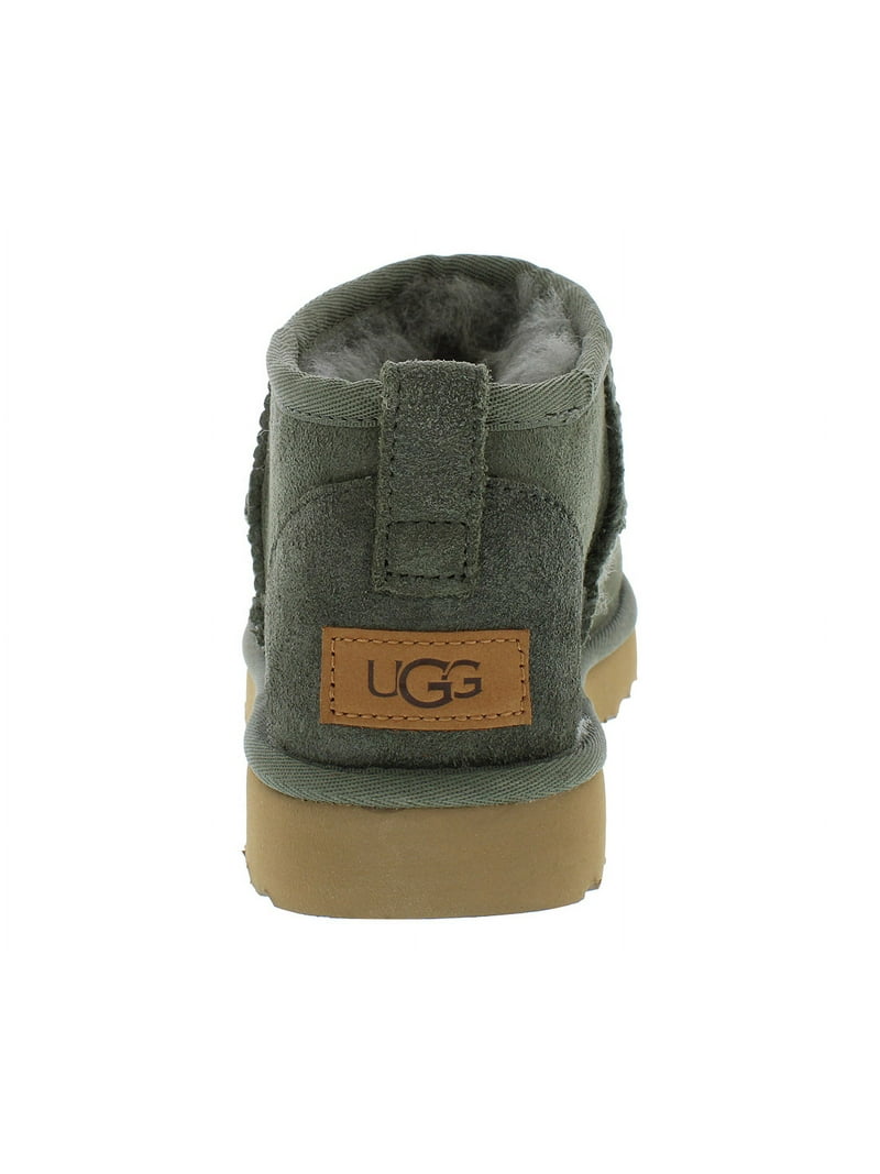 Ugg Classic Ultra Mini Women's Suede Wool Lined Ankle Boots