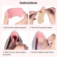 thumbnail image 4 of Protectores de talón antideslizantes para tacones altos, par de almohadillas grises para evitar ampollas y callos. ¡Alivia el dolor al instante!, 4 of 6
