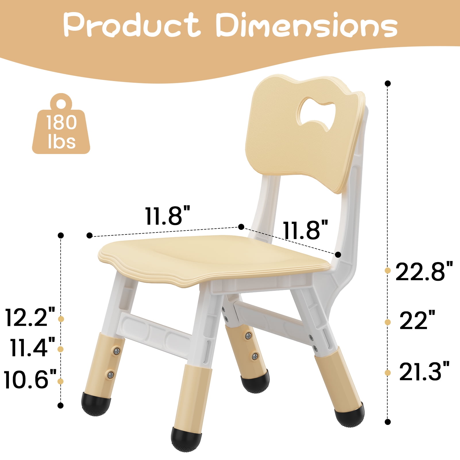EastVita Kids 2 Chairs Set Height Adjustable Toddler Chair Set, Graffiti Desktop, Children Learn Activity Table for Kids Study Table for Home