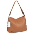 thumbnail image 2 of Bolso de hombro YALUXE de piel auténtica Hobo para mujer, 2 of 8